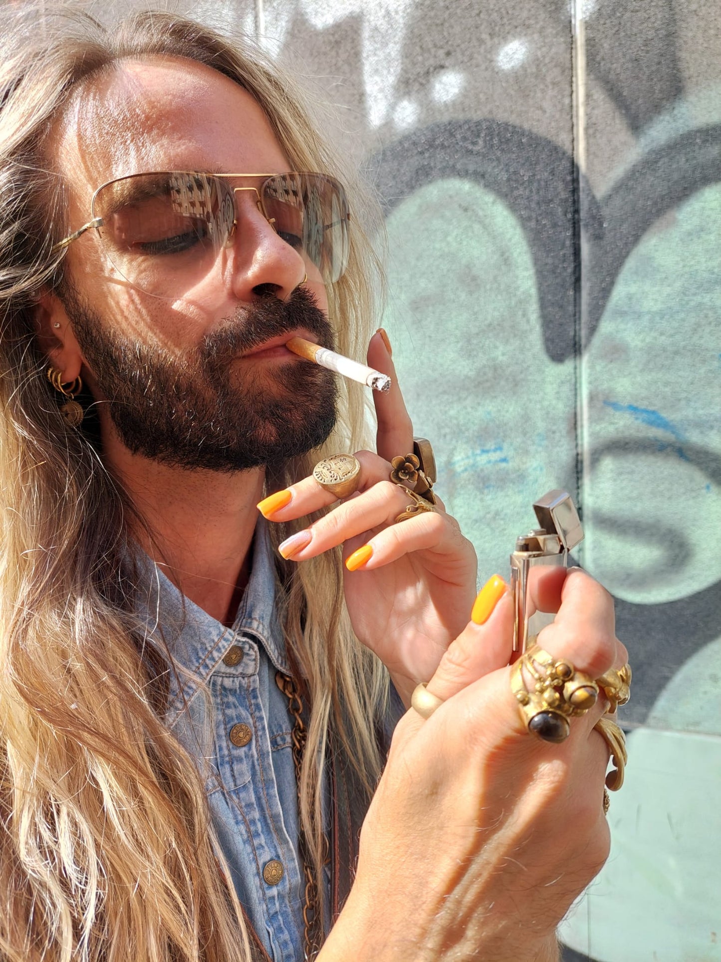 Portasigarette con accendino Yves Saint Laurent