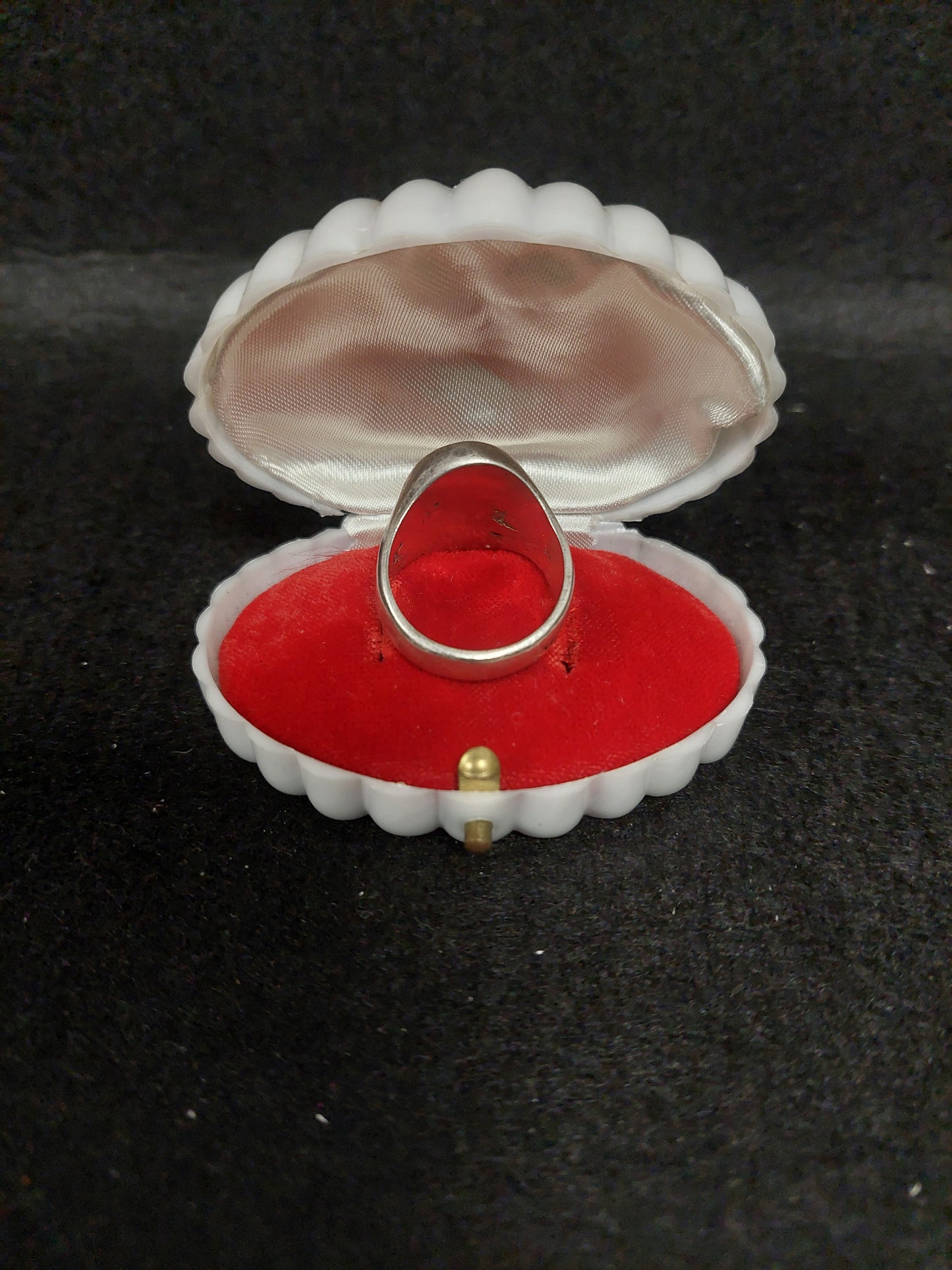 Anello Argento E Pietra Blu