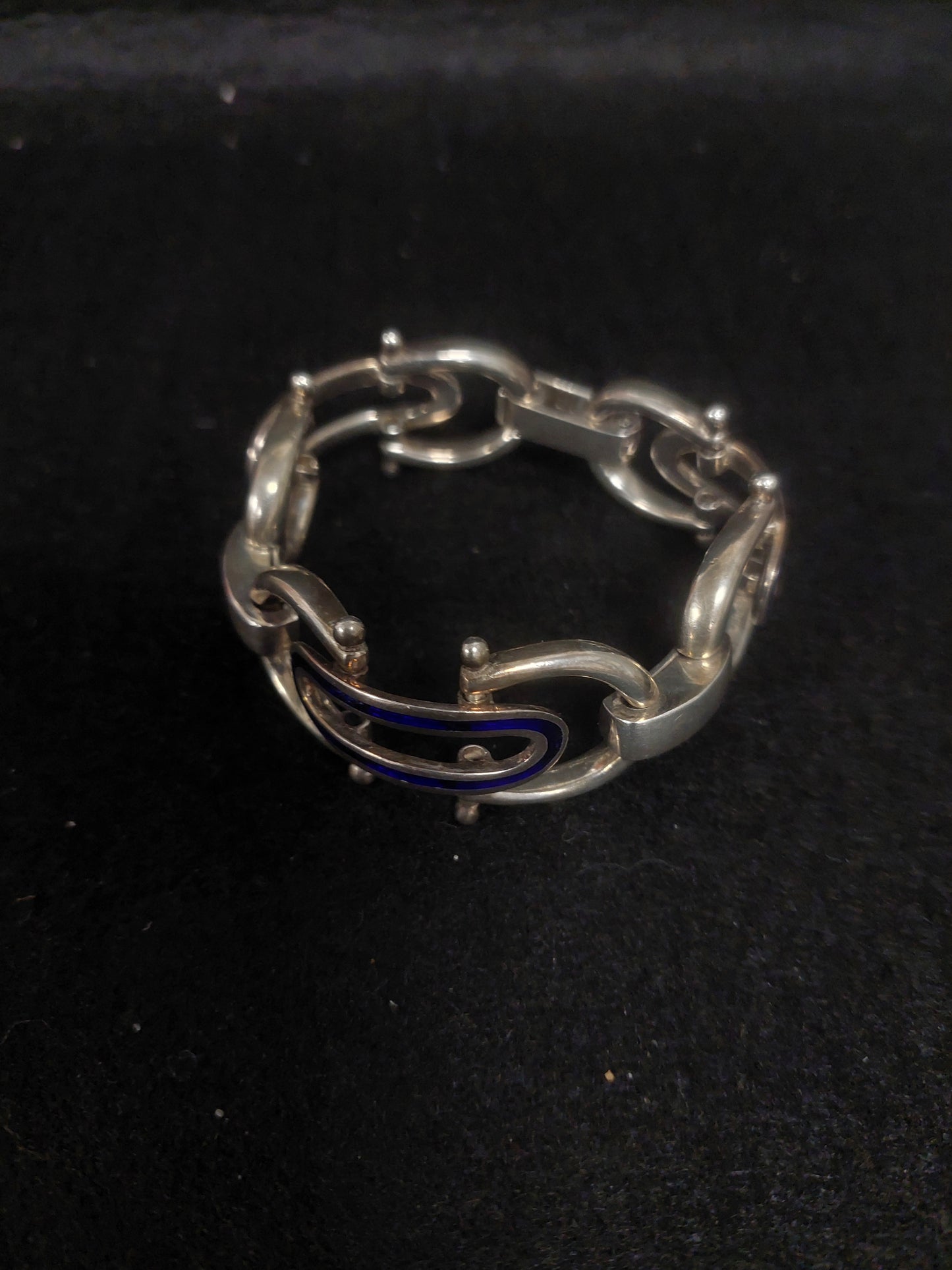 Bracciale Argento E Smalto