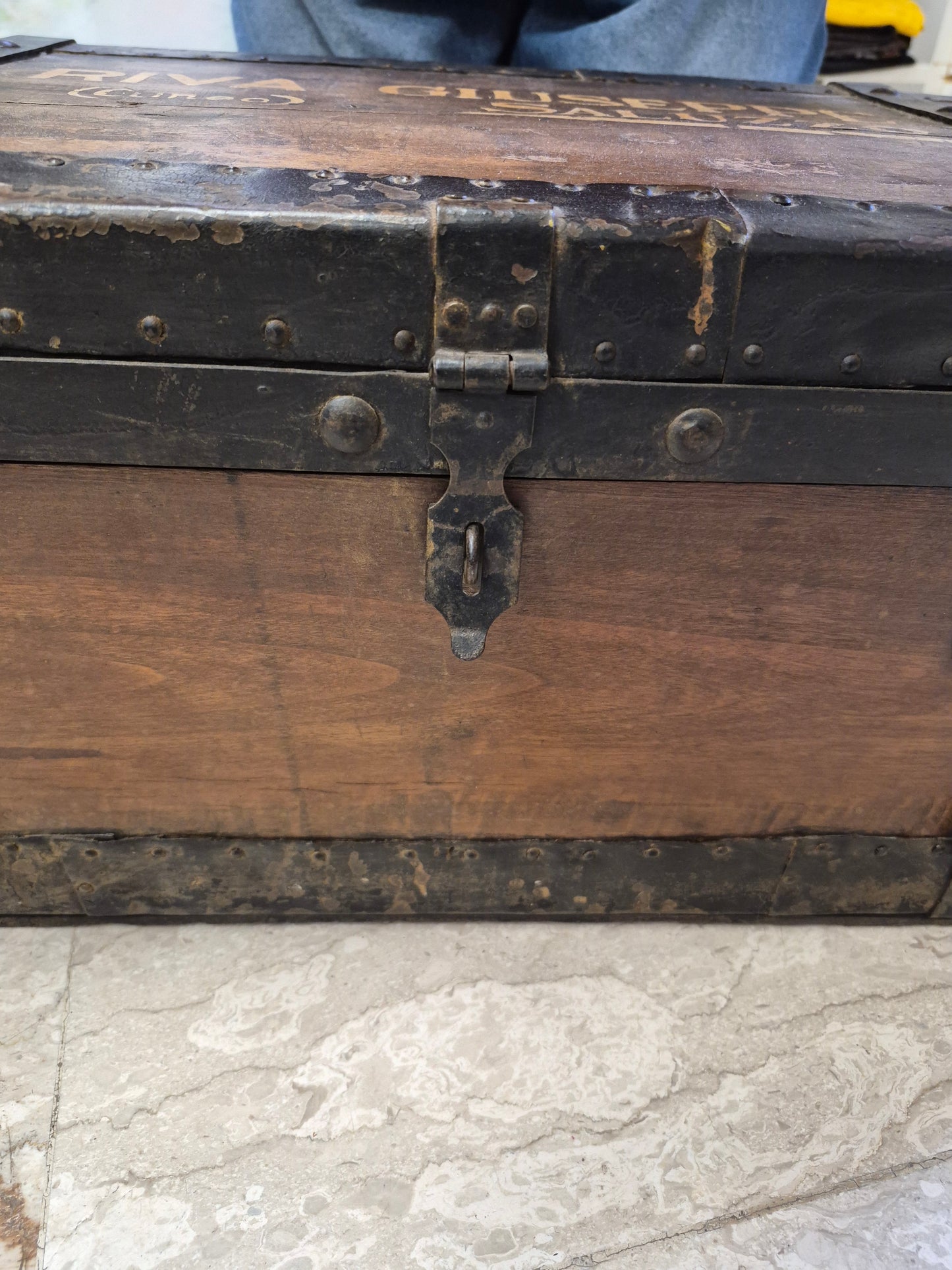 Baule In Legno Antico Grande