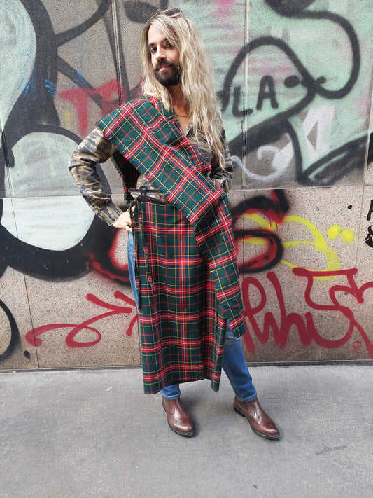 Kilt Scozzese Con Sciarpina