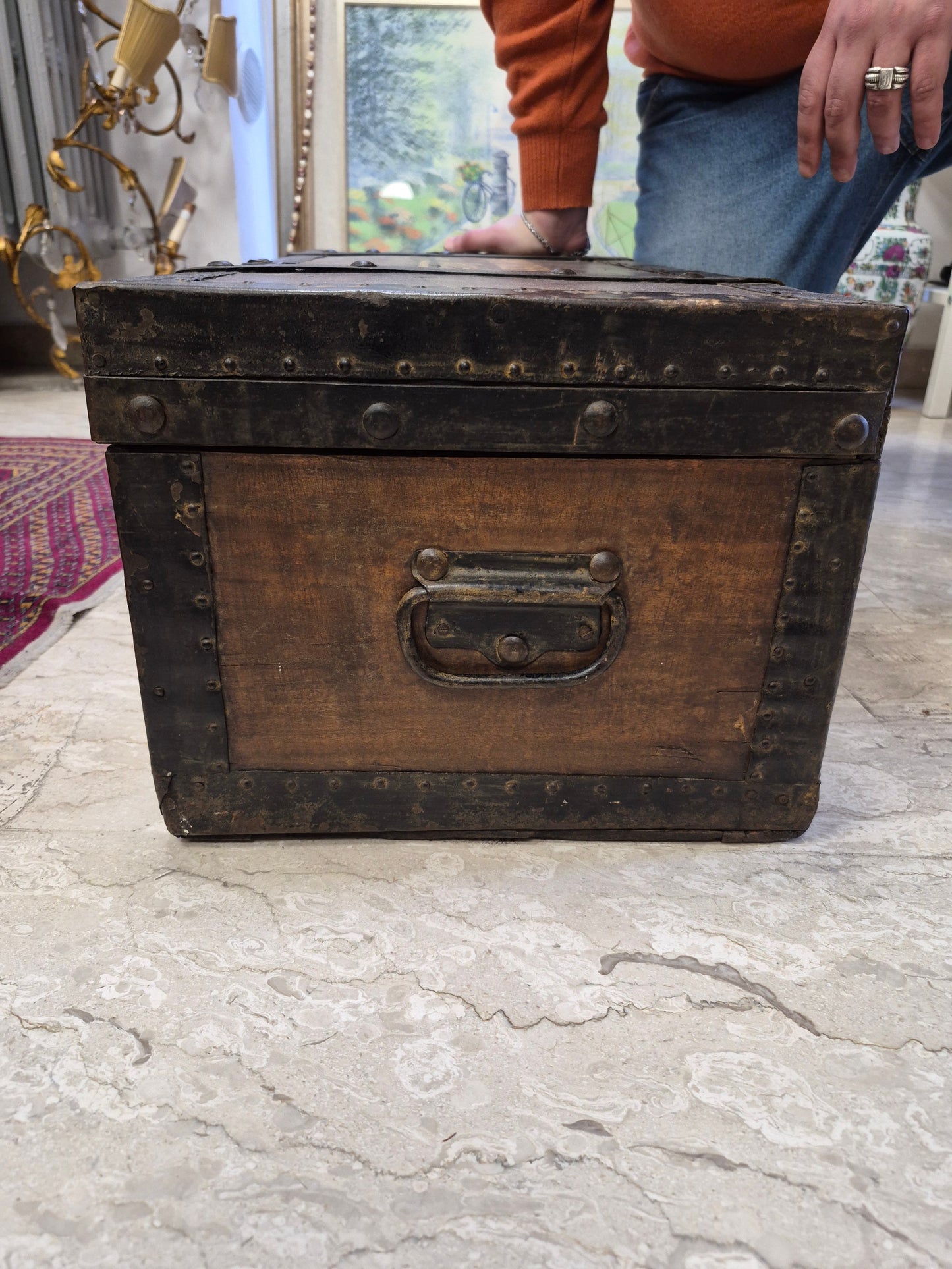 Baule In Legno Antico Grande