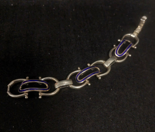 Bracciale Argento E Smalto