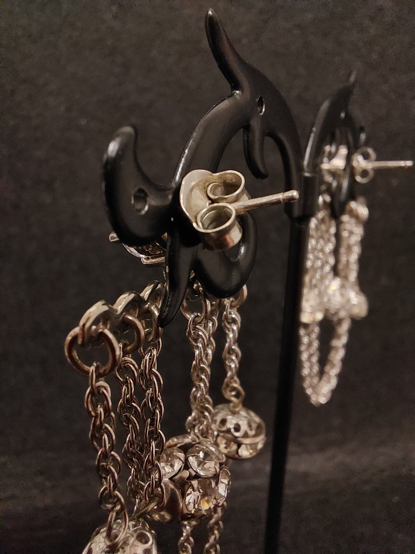 Orecchini Pendenti Con Strass