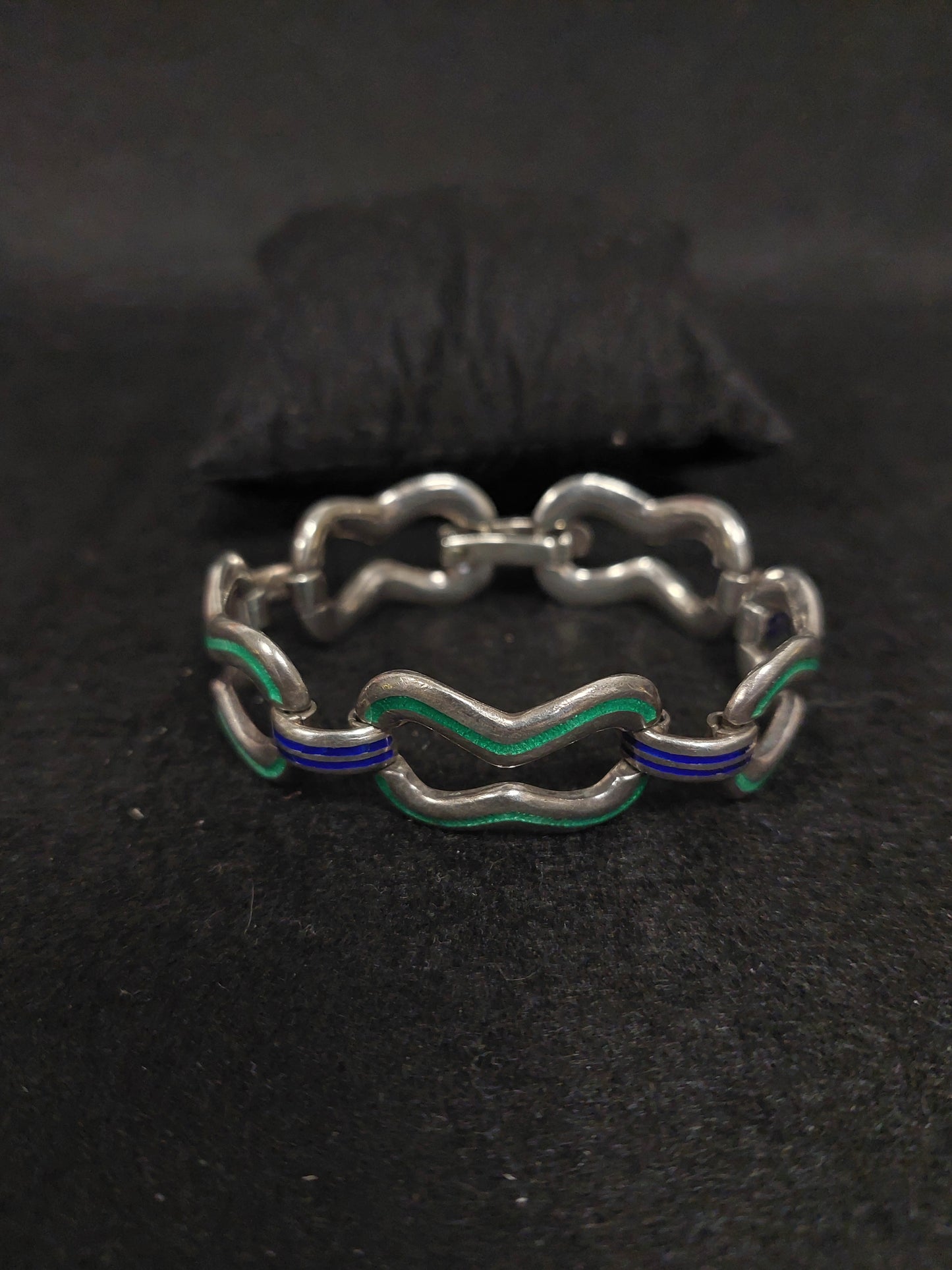 Bracciale Argento E Smalti