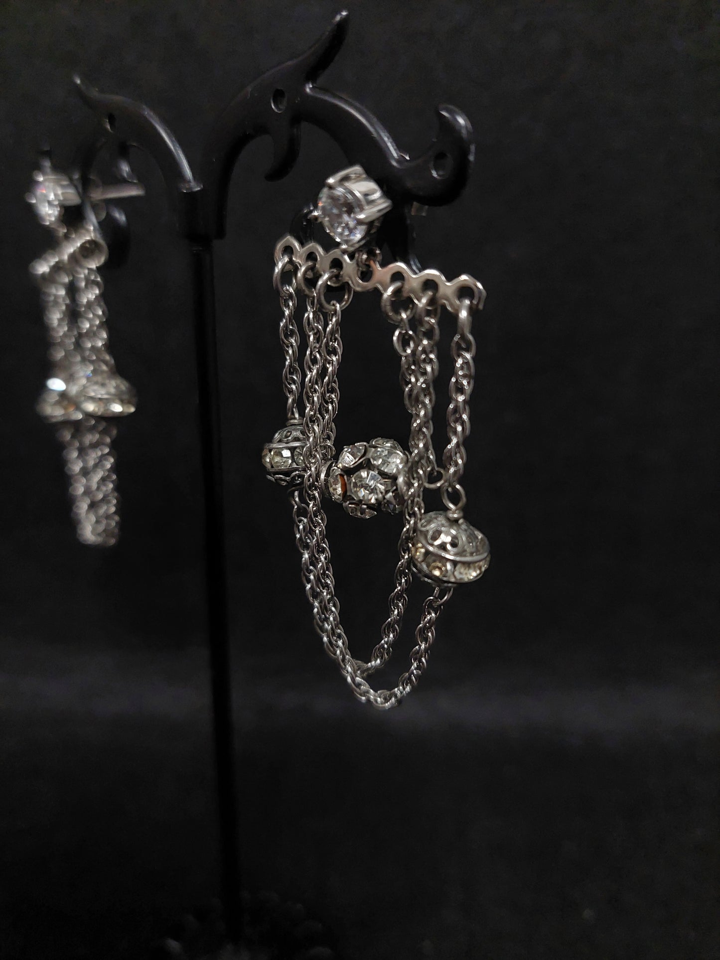 Orecchini Pendenti Con Strass