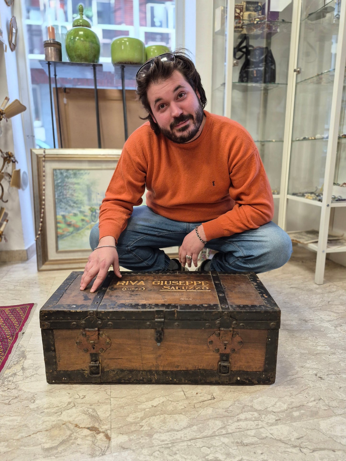 Baule In Legno Antico Grande