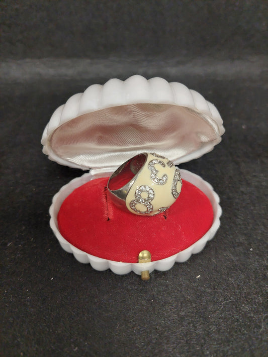 Anello Argento E Smalto