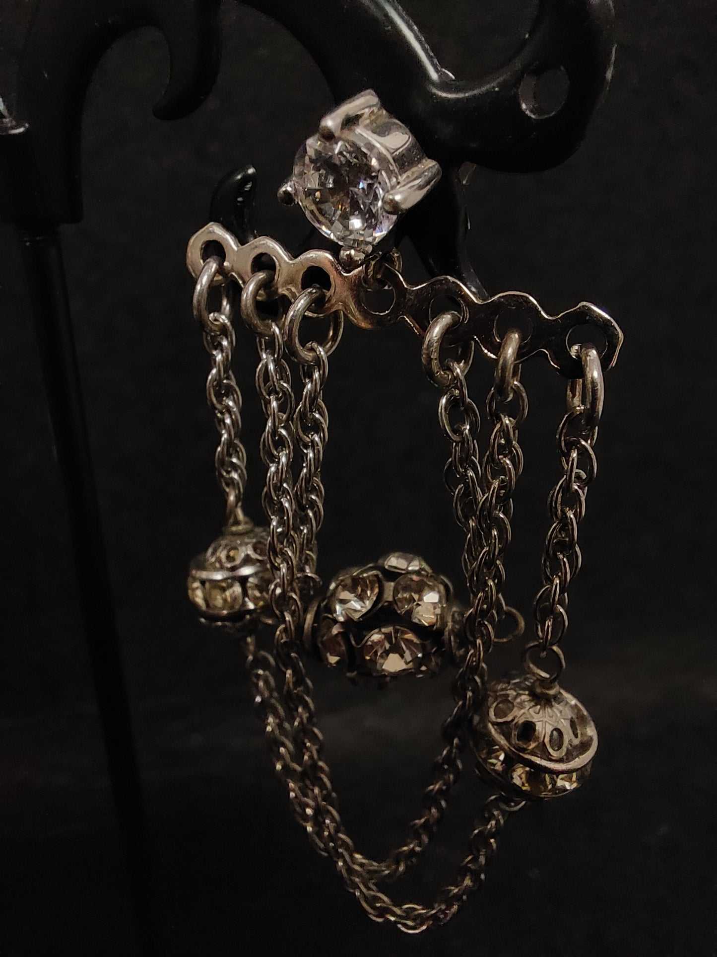 Orecchini Pendenti Con Strass